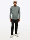 AO Long Sleeve Curve-Hem Tee | Sage Signature-fit PYCA ProÂ®