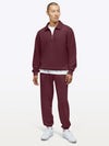 Divine Fleece Q-Zip | Currant Classic-fit