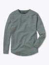 AO Long Sleeve Curve-Hem Tee | Sage Signature-fit PYCA ProÂ®