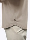 AO Long Sleeve Henley Curve-Hem Tee | Pure Cashmere Signature-Fit PYCA ProÂ®