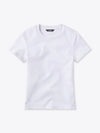 Tomboy Tee | White Slim-Fit Tomboy-Cottonâ¢