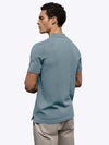 Riviera Knit Button Up | Naples Blue Signature-Fit