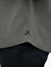 AO Henley Curve-Hem | Castor Grey Signature-Fit PYCA ProÂ®