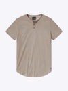 AO Henley Curve-Hem | Pure Cashmere Signature-Fit PYCA ProÂ®