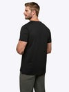 AO Split-Hem Tee | Black Signature-fit PYCA ProÂ®