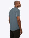 AO V-Neck Curve-Hem Tee | Ocean Storm Signature-fit PYCA ProÂ®