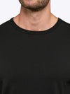 AO Forever Long Sleeve Tee | Black Classic-Fit PYCA ProÂ®