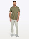 AO Split-Hem Tee | Capers Signature-Fit PYCA ProÂ®