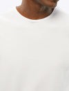 AO Long Sleeve Curve-Hem Tee | White Signature-fit PYCA ProÂ®