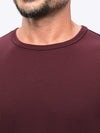 AO Forever Tee | Deep Cranberry Classic-Fit PYCA ProÂ®