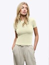 Tomboy Tee | Oyster White Slim-fit Tomboy-Cottonâ¢