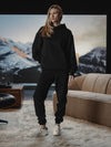 Divine Fleece Hoodie | Black Classic-fit