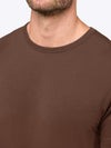 AO Forever Tee | Mocha Classic-Fit PYCA ProÂ®