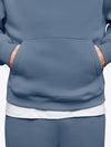 Divine Fleece Hoodie | Cadet Blue Classic-fit