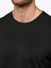 AO Split-Hem Tee | Black Signature-fit PYCA ProÂ®