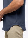 AO Elongated Tee | Pacific Blue Signature-fit PYCA ProÂ®