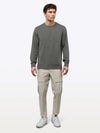 Hyperloop Pullover Split-Hem | Castor Grey Signature-Fit
