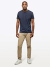 AO Split-Hem Tee | Pacific Blue Signature-fit PYCA ProÂ®