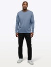 AO Forever Long Sleeve Tee | Cadet Blue Classic-Fit PYCA ProÂ®