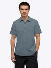 Crossover Button Up | Ocean Storm Signature Fit