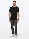 AO Split-Hem Tee | Black Signature-fit PYCA ProÂ®