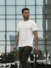 AO Forever Tee | White Classic-Fit PYCA ProÂ®
