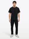 Overtime Oversized Tee | Black Relaxed-Fit