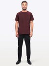 AO Forever Tee | Deep Cranberry Classic-Fit PYCA ProÂ®