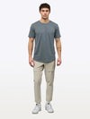 Featherlight Pima Tee | Ocean Storm Signature-fit