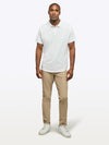AO Polo | White Signature-fit PYCA ProÂ®