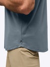 AO Curve-Hem Tee | Ocean Storm Signature-fit PYCA ProÂ®