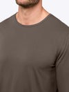 AO Long Sleeve Curve-Hem Tee | Morel Signature-fit PYCA ProÂ®
