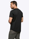 AO Henley Curve-Hem | Black Signature-fit PYCA ProÂ®