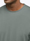 AO Long Sleeve Curve-Hem Tee | Sage Signature-fit PYCA ProÂ®