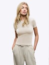 Tomboy Tee | Clay Slim-fit Tomboy-Cottonâ¢