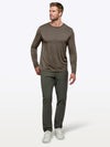 AO Forever Long Sleeve Tee | Morel Classic-Fit PYCA ProÂ®