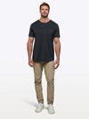 AO Curve-Hem Tee | Obsidian Signature-fit PYCA ProÂ®