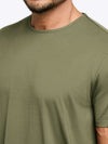 AO Split-Hem Tee | Capers Signature-Fit PYCA ProÂ®