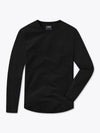 AO Long Sleeve Curve-Hem Tee | Black Signature-fit PYCA ProÂ®