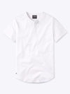 AO Henley Curve-Hem | White Signature-fit PYCA ProÂ®