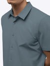 Crossover Button Up | Ocean Storm Signature Fit