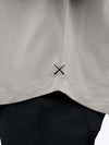 AO Henley Curve-Hem Tee | Morning Dove Signature-Fit PYCA ProÂ®
