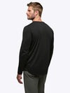 AO Long Sleeve Curve-Hem Tee | Black Signature-fit PYCA ProÂ®